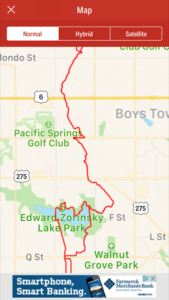 23 mile ride